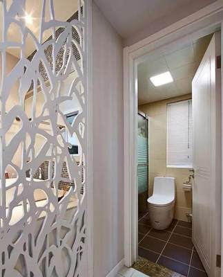 36款卫生间隔断设计,台盆最好隔到外面