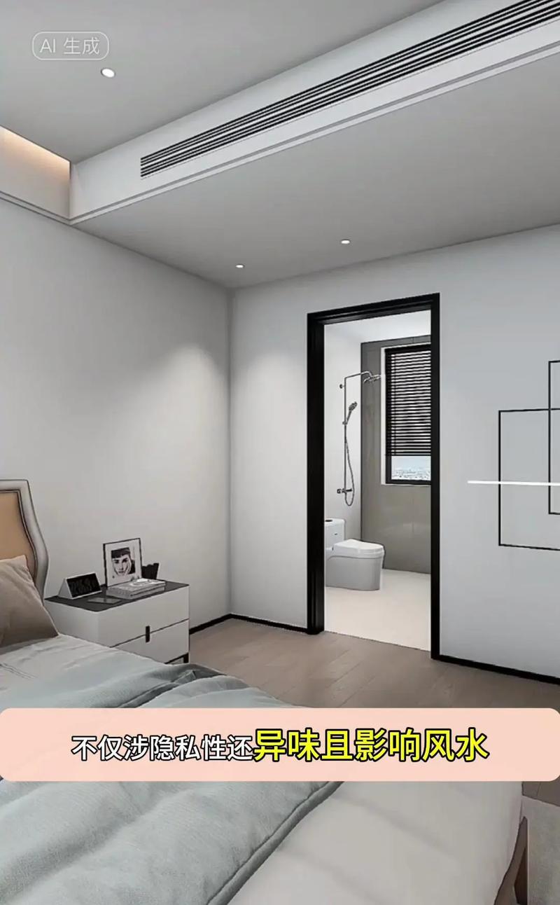 卫生间门正对床?教你一招解决!