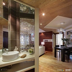 客厅卫生间隔断效果图片装修效果图 第1张 家居图库 九正家居网