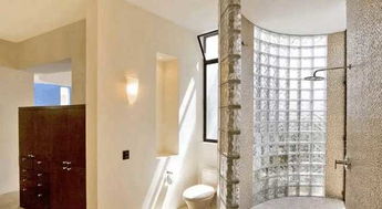 4款卫生间隔断设计 小空间的绚丽风景墙